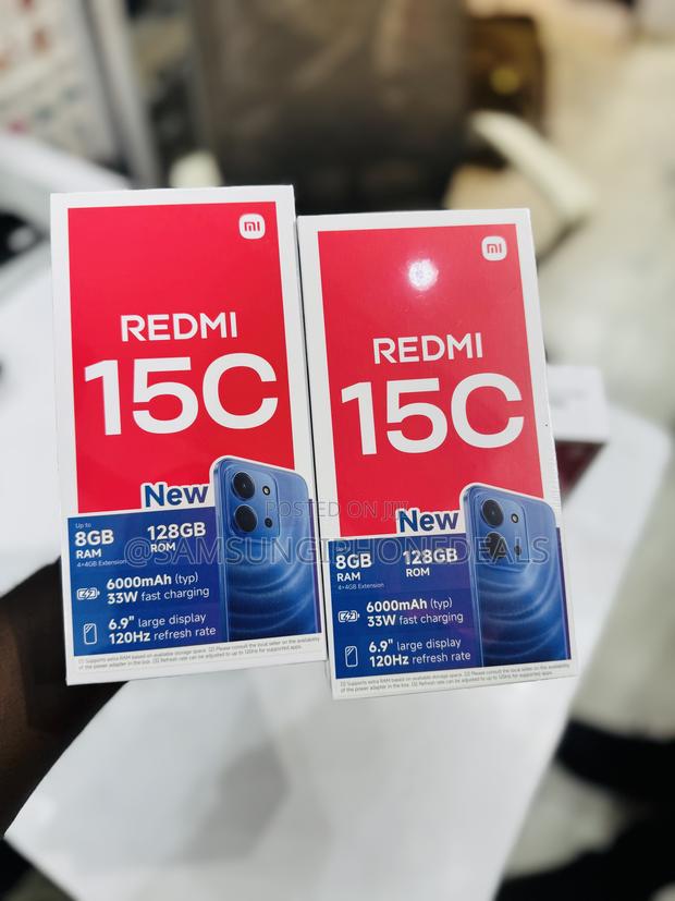 New Xiaomi Redmi 15C 4G 128 GB Blue photo 2