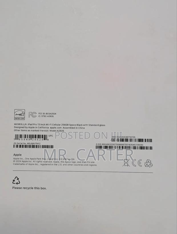 New Apple iPad Pro 13 (2024) 256 GB Black photo 8