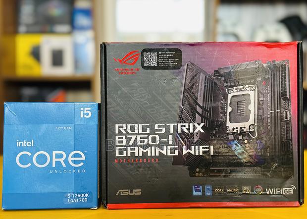 I5-12600kf 12th Gen Cpu + ASUS Strix B760i Gaming Wifi · Photo 1