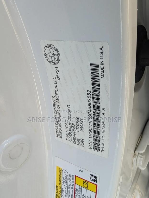 Honda Accord Touring 2.0T 2021 White photo 19