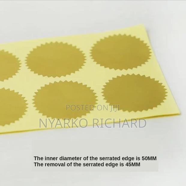 Seal Stickers Gold · Photo 2