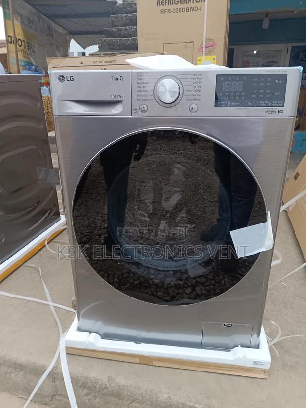 Lg 10.5kg+7kg Dryer Front Load Washing Machine.