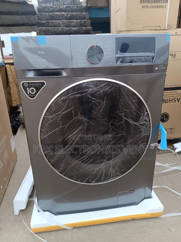 Tcl 10.5kg Front Load Full Automatic Washing Machine photo 2