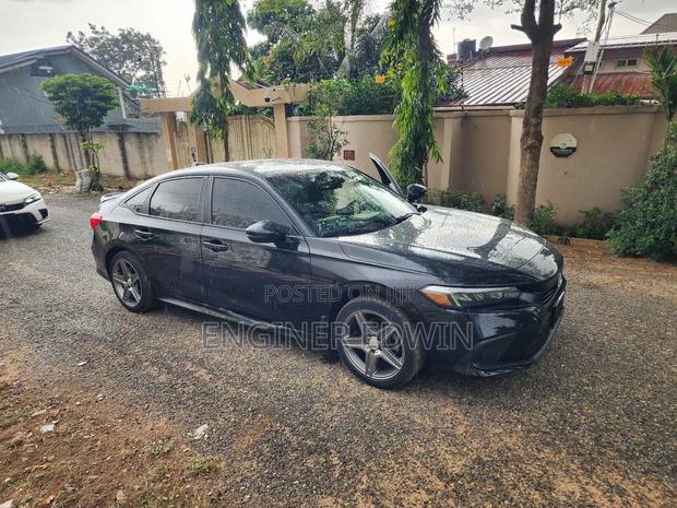 Honda Civic Sport CVT 2024 Black photo 3