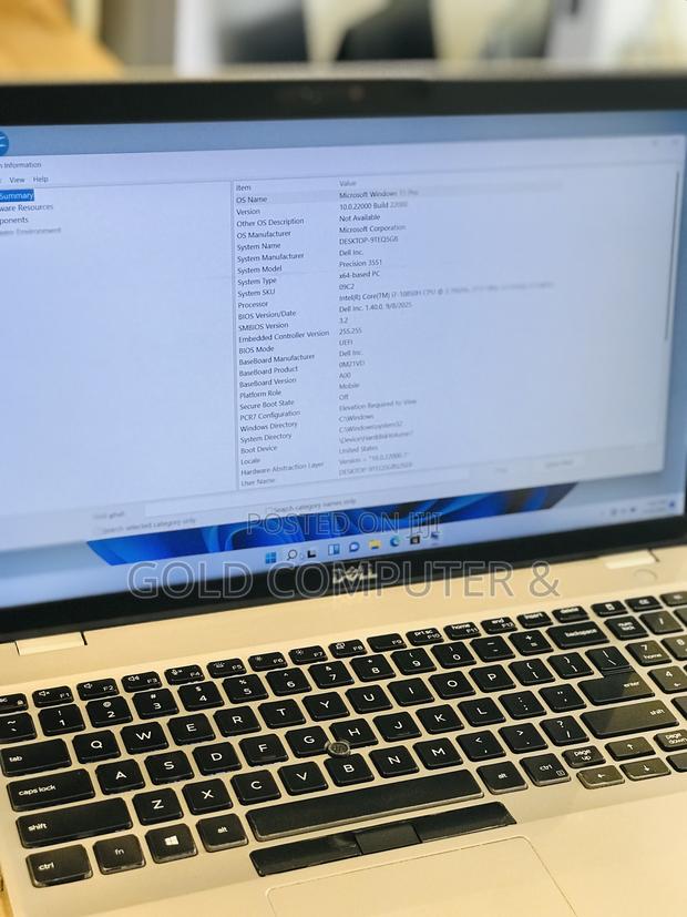 Laptop Dell Precision 3550 16GB Intel Core I7 SSD 256GB photo 7