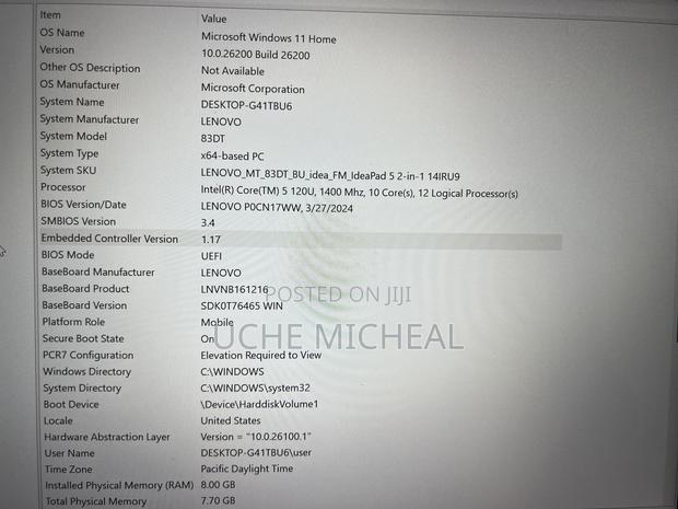 Laptop Lenovo Ideapad 3 8GB Intel Core 5 SSD 256GB photo 5