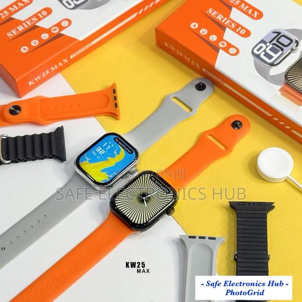 Kw25 Smart Watch With 3 + 1 Extra Free Strap
