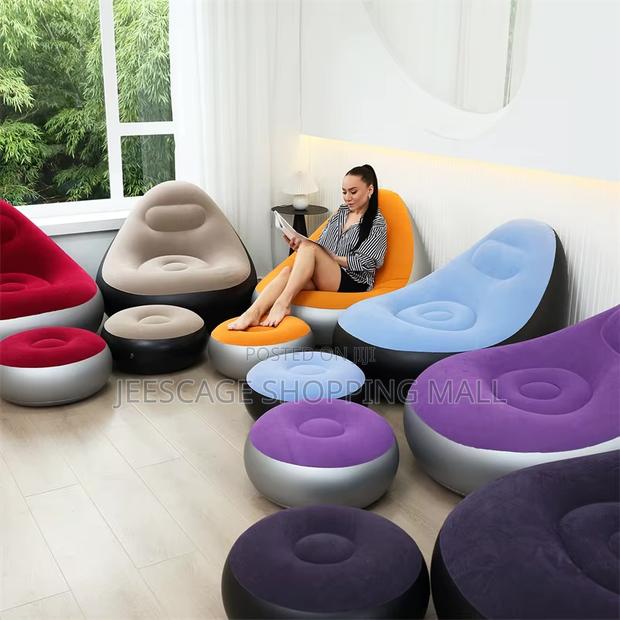 New Design Modern Inflatable Sofa Chair With Free Pumb