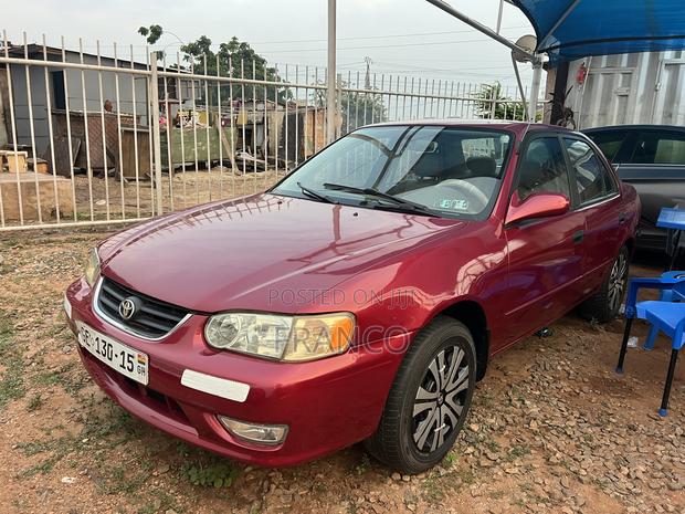 Toyota Corolla Sedan 2001 Red