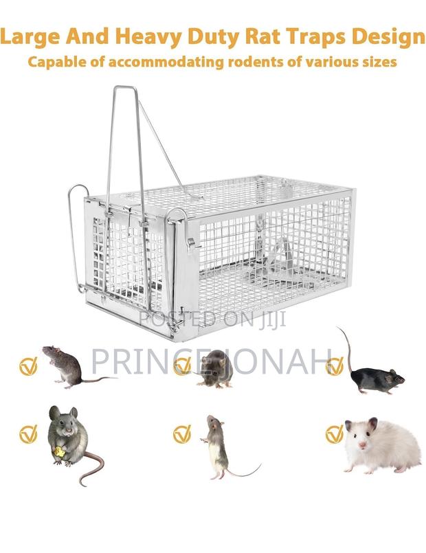 Rat Cage Trap, Live Multi-Catch Rat Trap photo 2