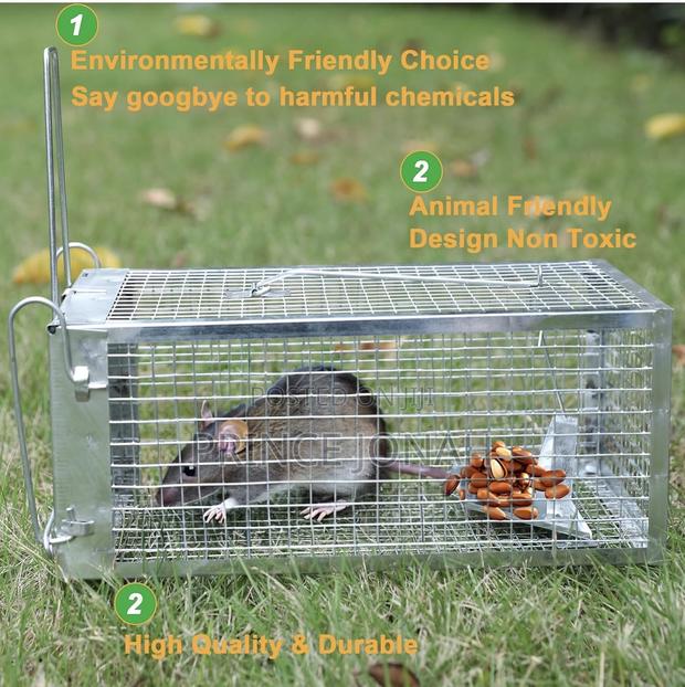 Rat Cage Trap, Live Multi-Catch Rat Trap photo 3