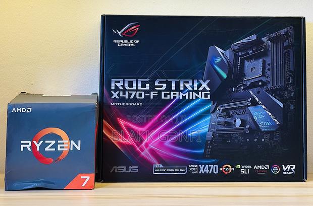 Ryzen 7 2700x Cpu + Asus Strix X470 Board + Wraith Prism Rgb Cooler · Photo 3