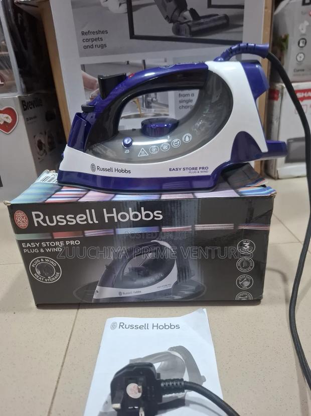 Russell Hobbs Easy Store Pro Plug & Wind Steam Iron....Uk🇬🇧