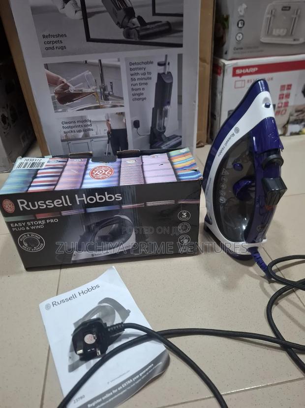 Russell Hobbs Easy Store Pro Plug & Wind Steam Iron....Uk🇬🇧 photo 3