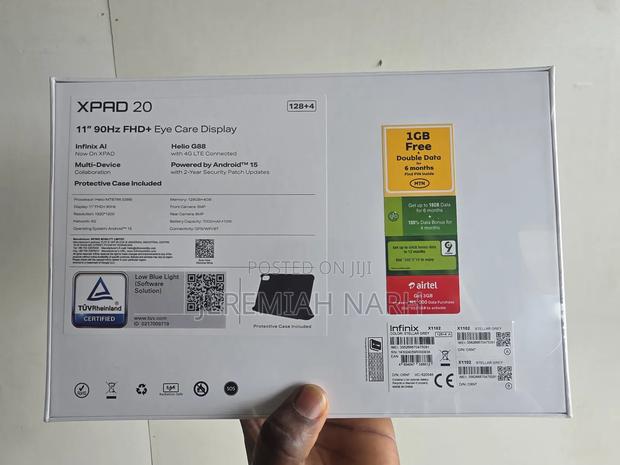 New Infinix Xpad 20 128 GB Black photo 2