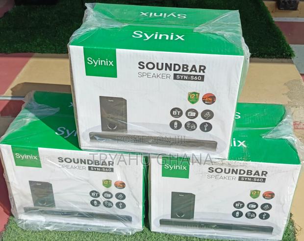 Syinix Syn-s60 2.1 Surround Soundbar For Smart Tvs - Sound With Radio