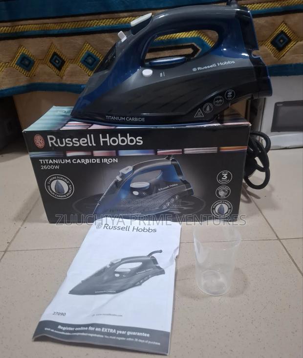 Russell Hobbs Titanium Carbide 2600w Steam Iron Uk photo 2