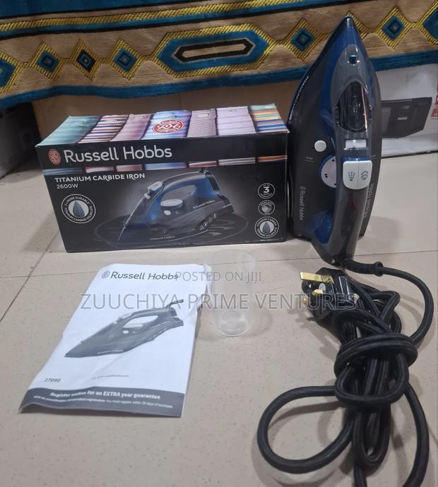 Russell Hobbs Titanium Carbide 2600w Steam Iron Uk photo 3