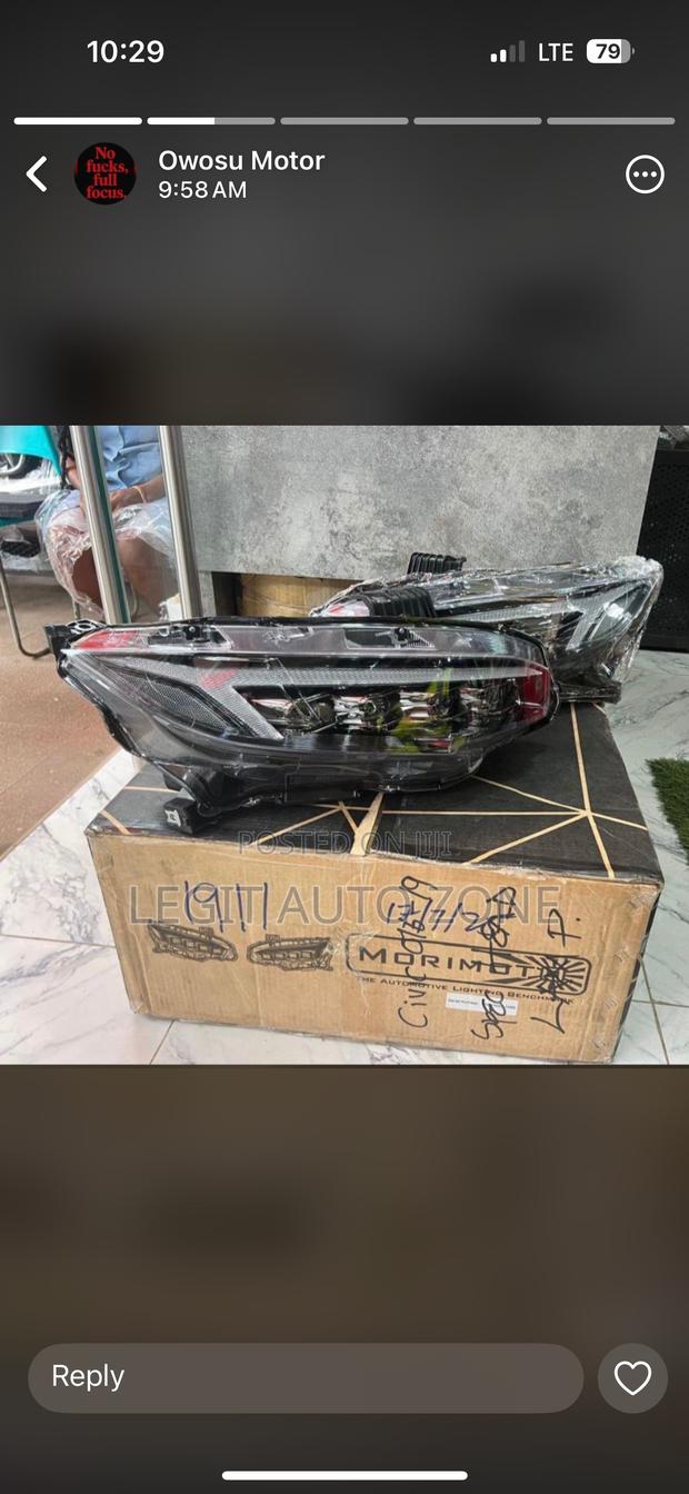 Honda Civic 2016,2017,2018,2020, Spec Headlights