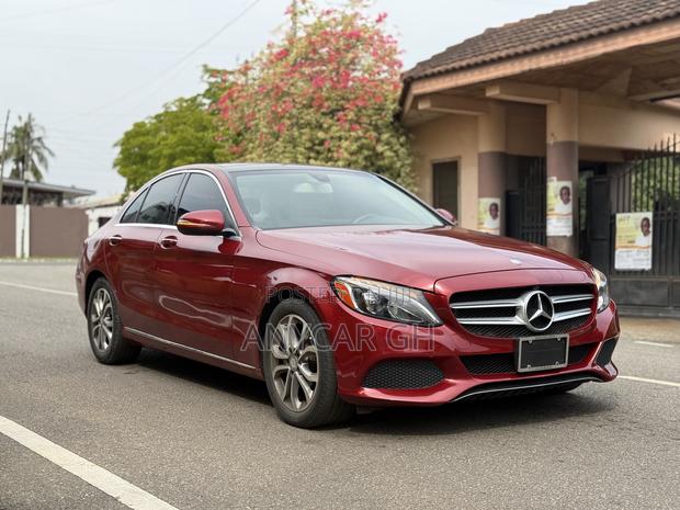 Mercedes-Benz C300 Luxury 4matic Sedan AWD (2.0L 4cyl 7A) 2017 Red