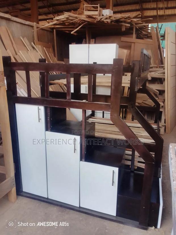 Multi Functions Bunk Bed With Cabinets and Three Drawers photo 2