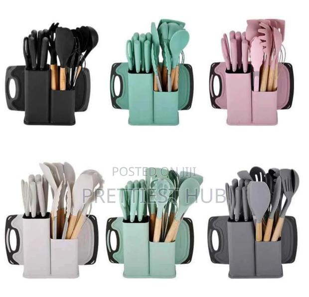 19pcs Kitchenware Set Silicone Laddle