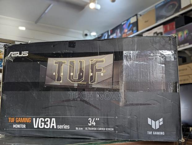 Asus Tuf Gaming Vg3a Curved Gaming Monitor 34" WQHD 180hz,1500r,Curved photo 3