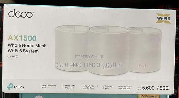 Tp-Link Deco Ax1500 Whole Home Mesh Wi-Fi 6 System Deco X10 (3-Pack)