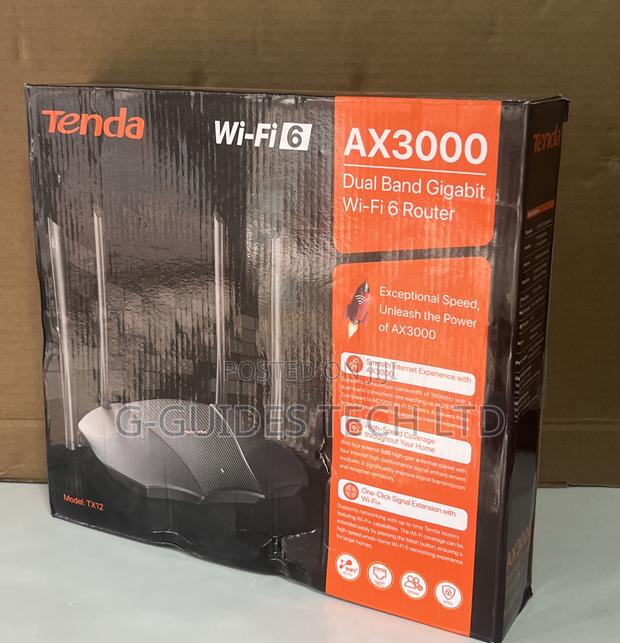Tenda Ax3000 Dual Band Gigabit Wi-fi 6 Router Tx12 photo 2