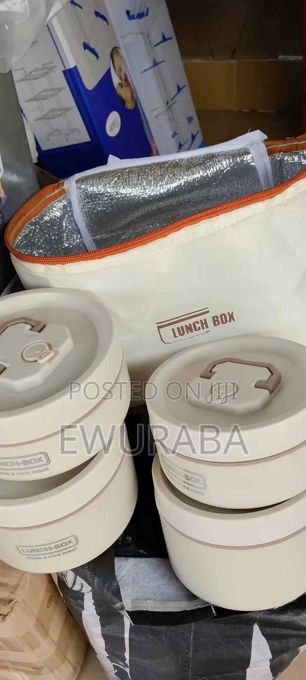 4layer Insulated Bento Lunch Box With Bag