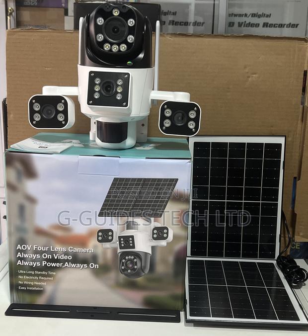 Aov 4g Solar PTZ Camera Four Lens 12mp, Aov 4g Solar 4-Lens Camera photo 3