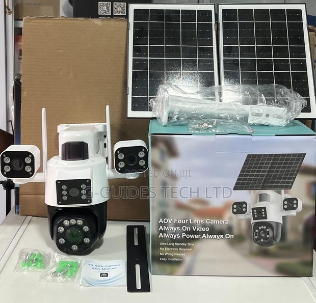 Aov 4g Solar PTZ Camera Four Lens 12mp, Aov 4g Solar 4-Lens Camera photo 7