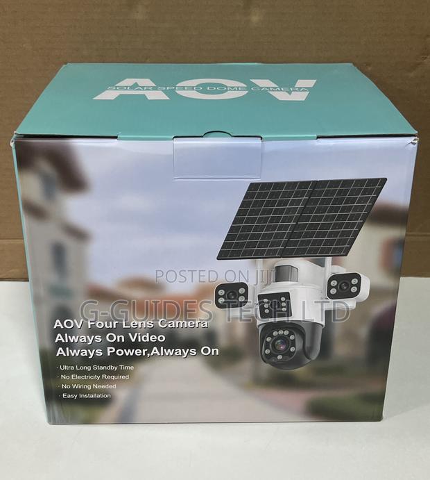 Aov 4g Solar PTZ Camera Four Lens 12mp, Aov 4g Solar 4-Lens Camera photo 2