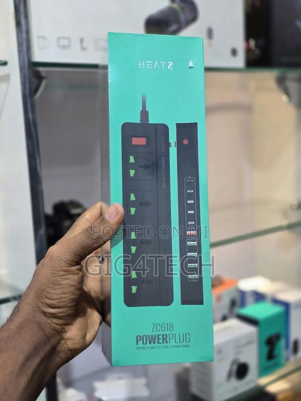 Heatz Zc618 Power Socket Plug Usb Type-C 3000w Extension · Photo 3