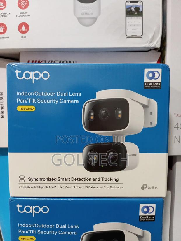 Tapo Indoor/Outdoor Dual Lens Pan/Tilt Security Camera C246