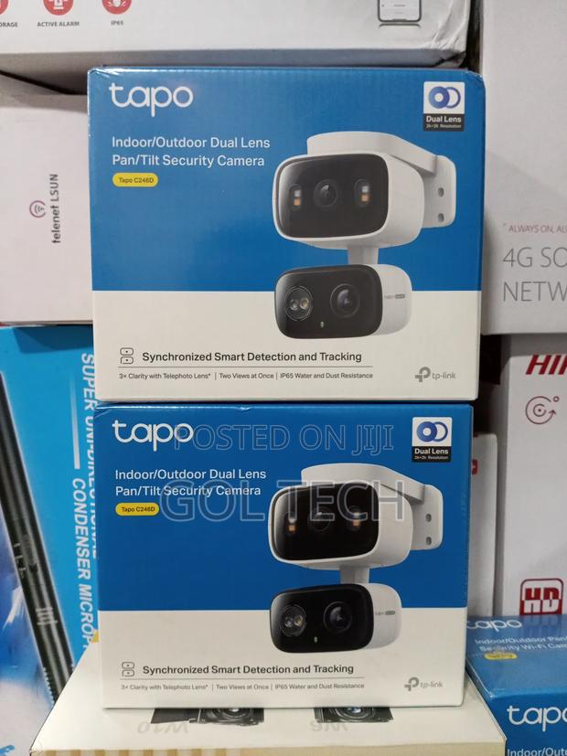 Tapo Indoor/Outdoor Dual Lens Pan/Tilt Security Camera C246 photo 2