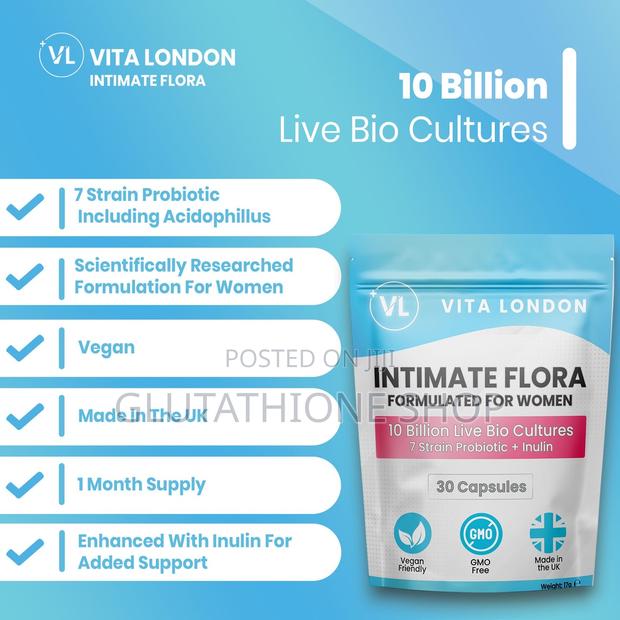 Intimate Flora Probiotics for Women | 10 Billion Live Bio Cultures · Photo 4