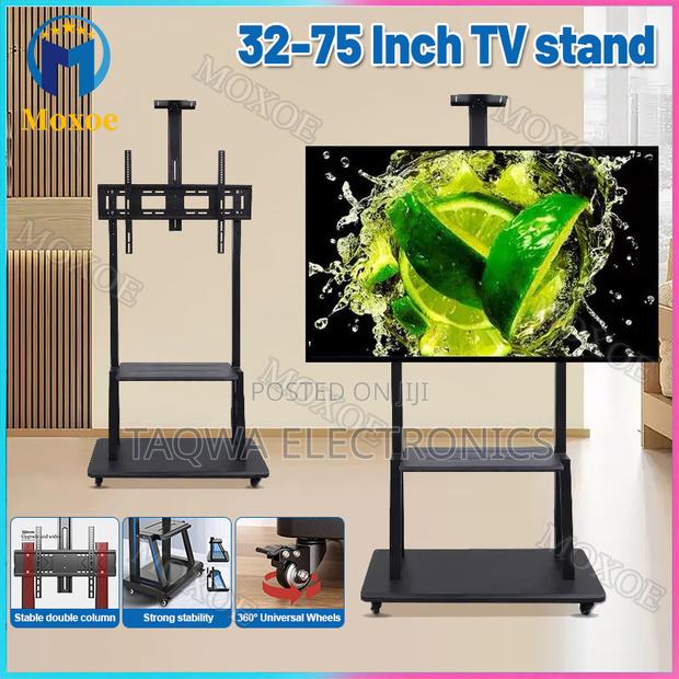 Up to 50kg Tv Weight-32-75-Inches Universal Movable Tv Stand · Photo 2