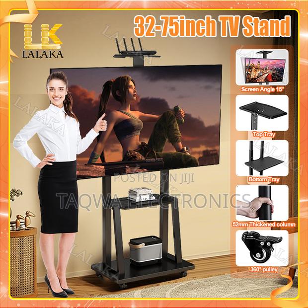 Confirmed Tv Cart;32-75 Inch Universal Mobile Tv Stand · Photo 2