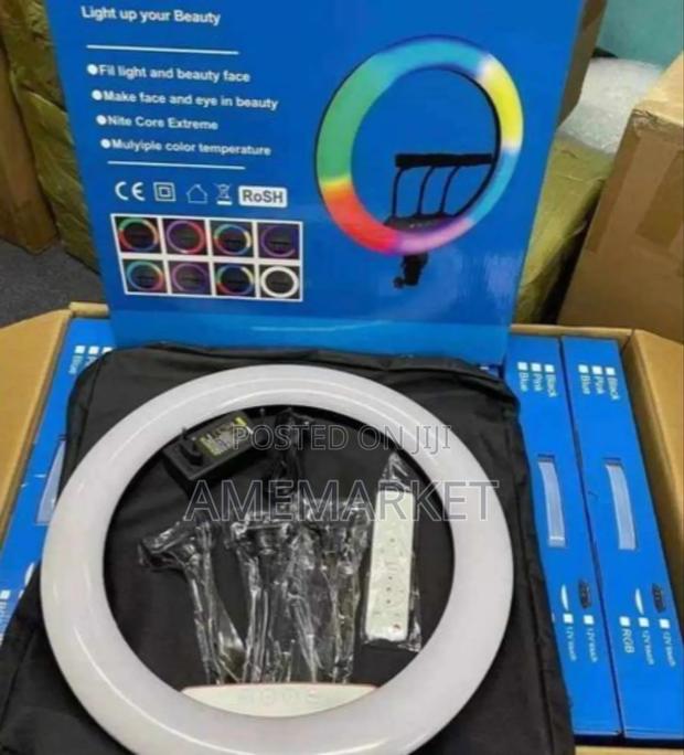 22-Inch RGB Ring Light for Professional Makeup, and Live Streaming photo 3
