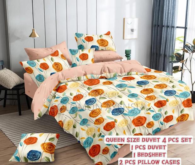 Original Queen Size Duvet 4 Pieces Set Available in Different Colours photo 2