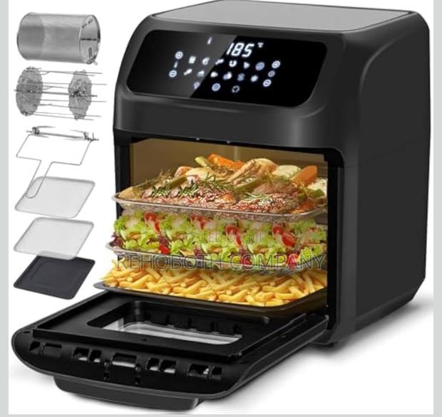 Llivekit 12l Large Air Fryer Oven, 1800w Family Size Digital Air Fryer