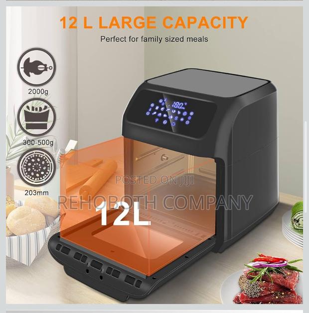 Llivekit 12l Large Air Fryer Oven, 1800w Family Size Digital Air Fryer photo 2