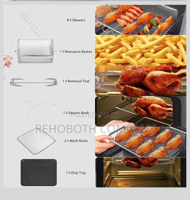 Llivekit 12l Large Air Fryer Oven, 1800w Family Size Digital Air Fryer photo 5