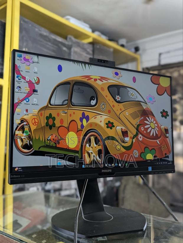 Philips 241b7q 24" Ips FHD 1080p Monitor - Hdmi Display Usb-C Webcam photo 3