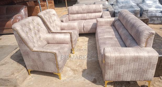 A Royal Comfort Sofa, With a Golden Legs and Design · Photo 3