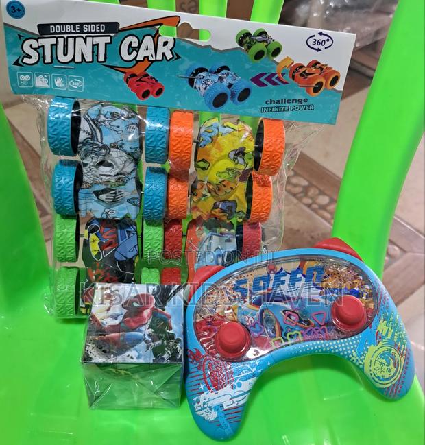 Mini Stunt Cars (4pcs), Cube and Water Game for Kids ( Price for All) · Photo 2