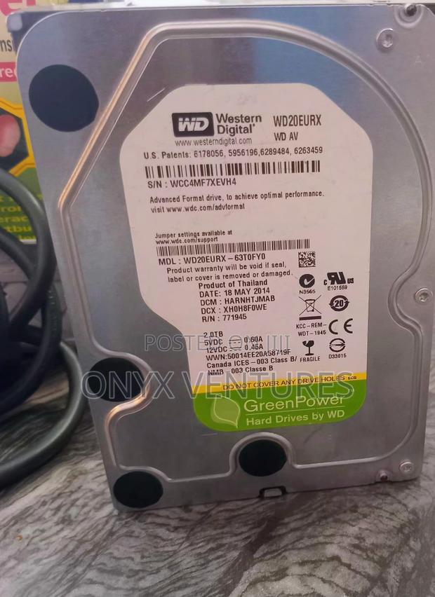 Brand New Western Digital Hard Drive 2tb