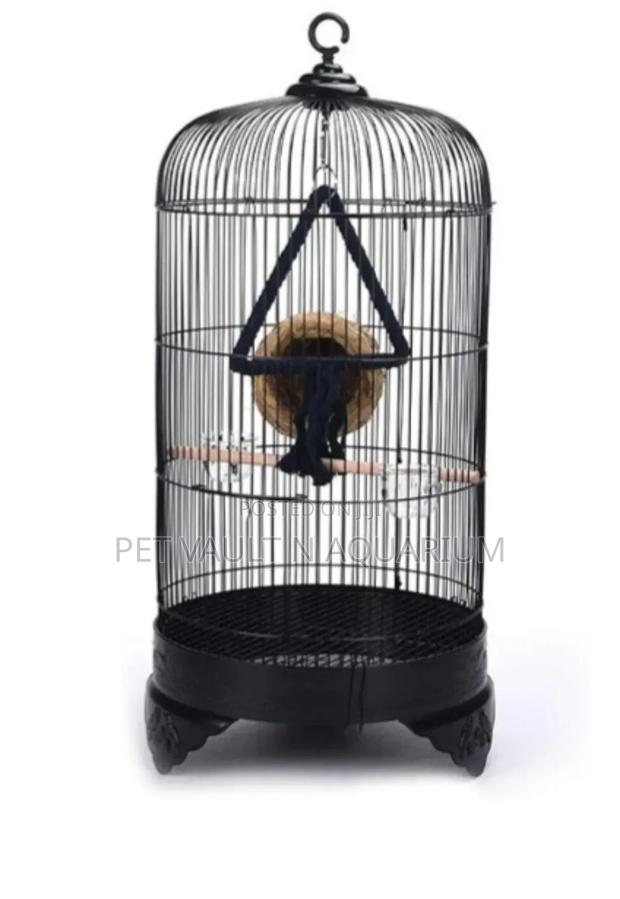 Conical Metallic Bird Cage · Photo 3