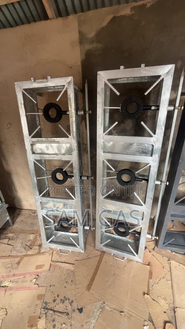 Big Galvanized Commercial Stove ( 3 Burner ) photo 3